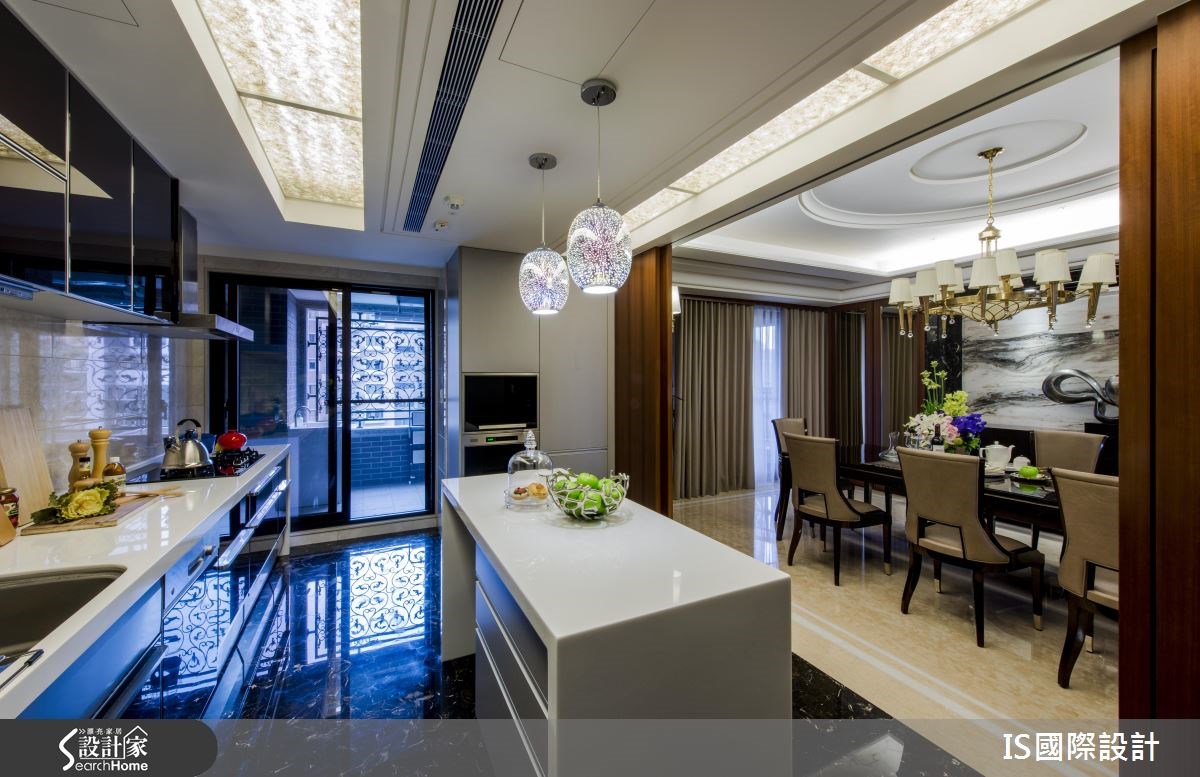 68坪新成屋(5年以下)＿奢華風餐廳廚房吧檯案例圖片＿IS國際設計＿IS_113之27