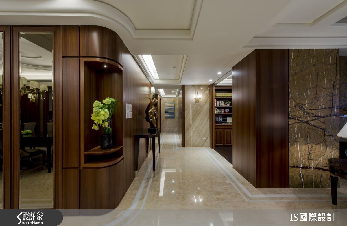 68坪新成屋(5年以下)＿奢華風走廊案例圖片＿IS國際設計＿IS_113之30