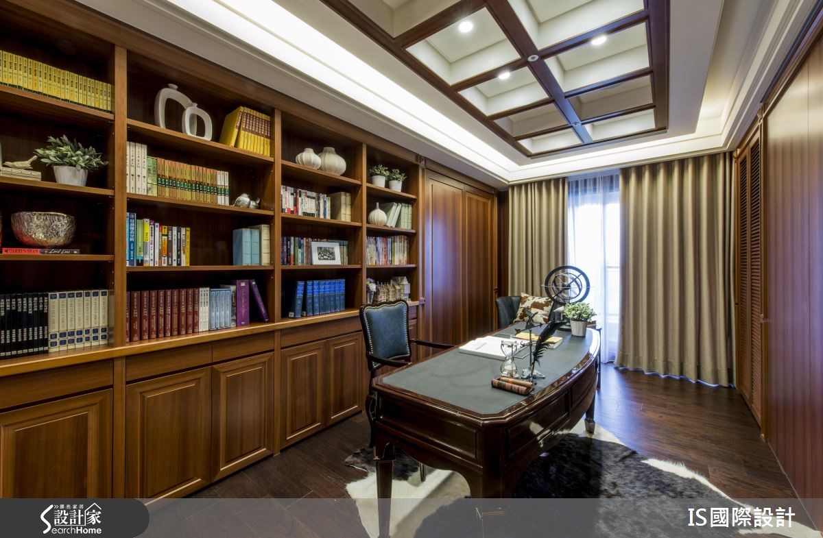 68坪新成屋(5年以下)＿奢華風書房案例圖片＿IS國際設計＿IS_113之33