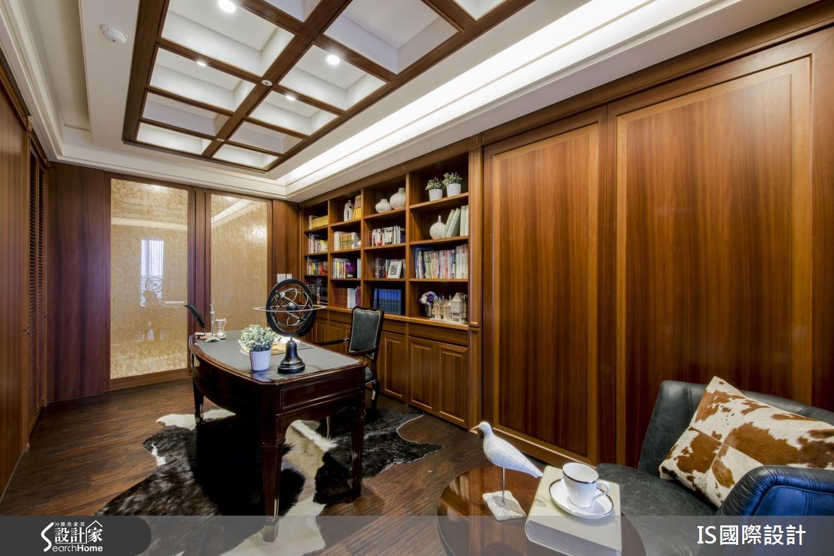 68坪新成屋(5年以下)＿奢華風書房案例圖片＿IS國際設計＿IS_113之36