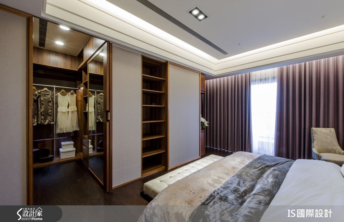 68坪新成屋(5年以下)＿奢華風臥室更衣間案例圖片＿IS國際設計＿IS_113之47