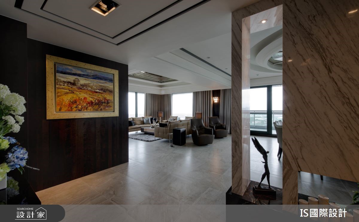 新成屋(5年以下)＿混搭風玄關客廳案例圖片＿IS國際設計＿IS_114之4