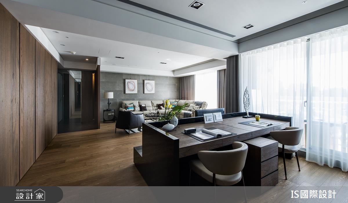 新成屋(5年以下)＿現代風玄關客廳工作區案例圖片＿IS國際設計＿IS_117之9