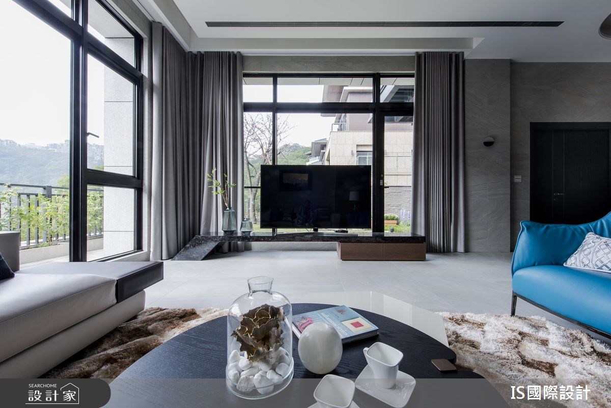 103坪新成屋(5年以下)＿現代風客廳案例圖片＿IS國際設計＿IS_118之16