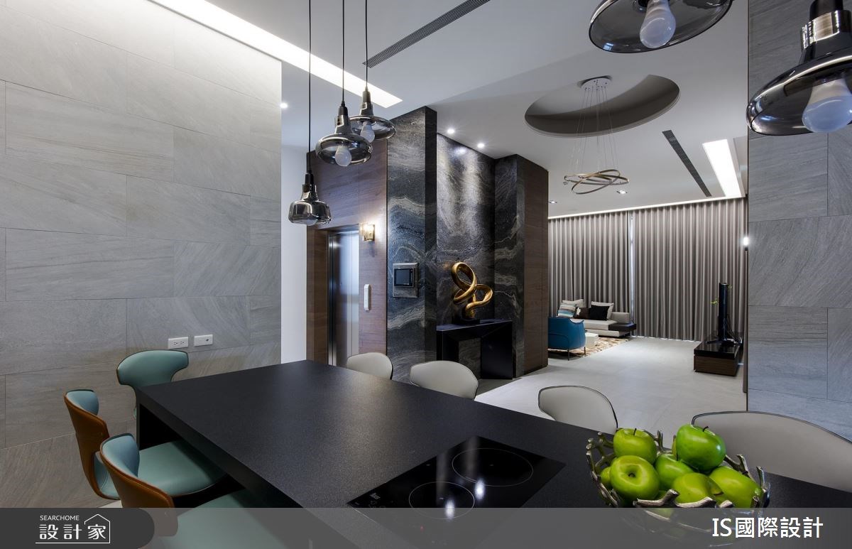 103坪新成屋(5年以下)＿現代風客廳吧檯案例圖片＿IS國際設計＿IS_118之19