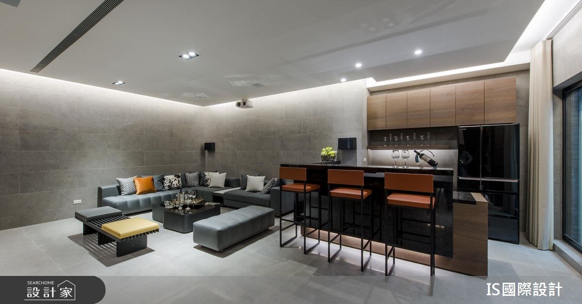 103坪新成屋(5年以下)＿現代風客廳吧檯案例圖片＿IS國際設計＿IS_118之47