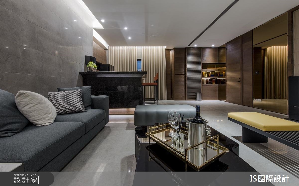 103坪新成屋(5年以下)＿現代風客廳吧檯案例圖片＿IS國際設計＿IS_118之50