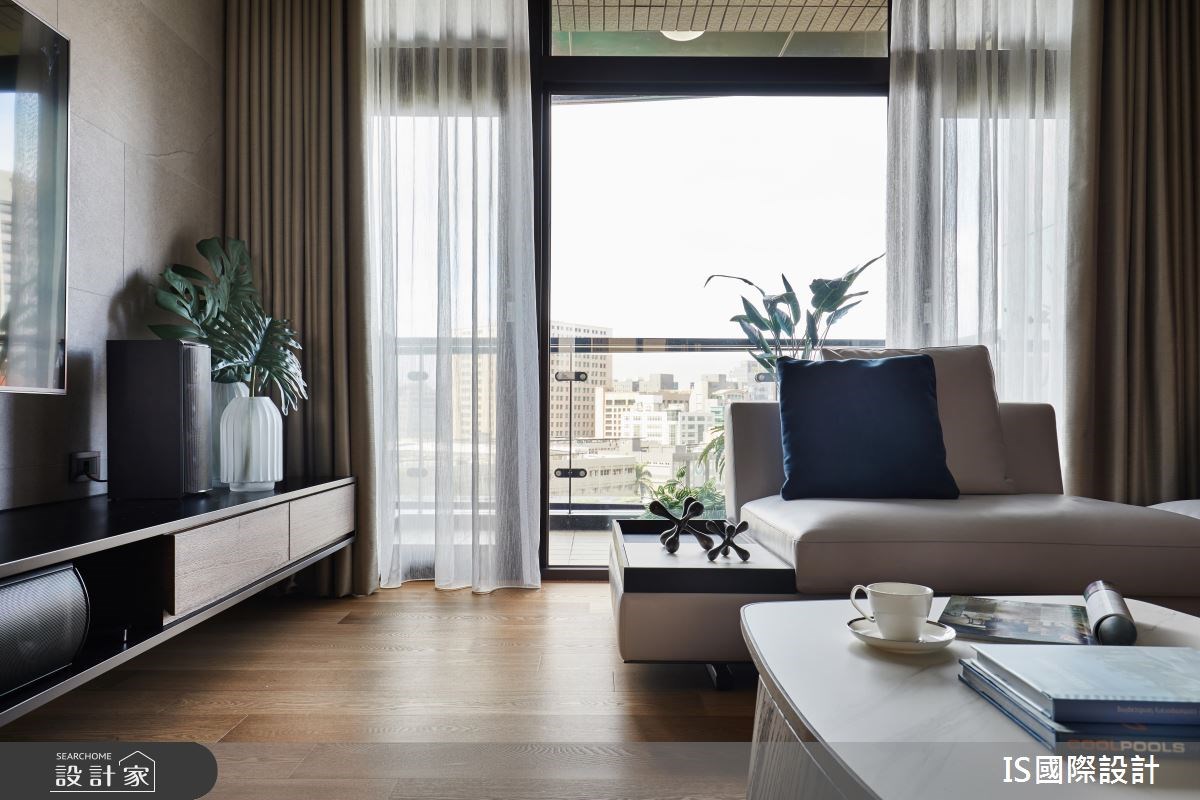 中古屋(5~15年)＿現代風客廳案例圖片＿IS國際設計＿IS_121之2