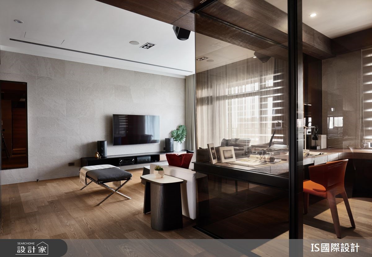 中古屋(5~15年)＿現代風客廳案例圖片＿IS國際設計＿IS_121之3