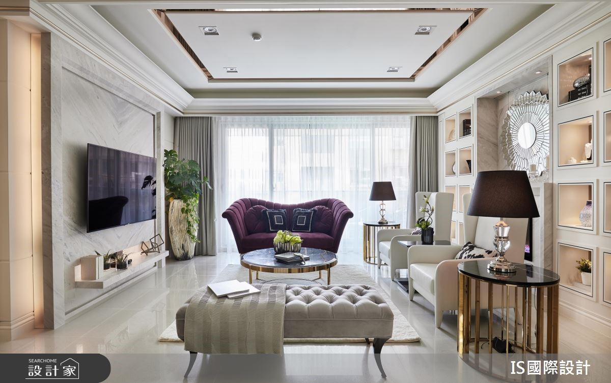 新成屋(5年以下)＿新古典客廳案例圖片＿IS國際設計＿IS_122之2