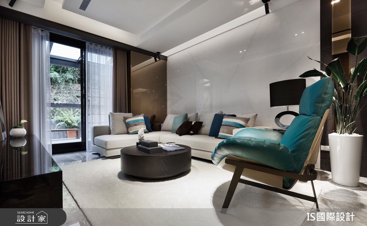 33坪新成屋(5年以下)＿現代風客廳案例圖片＿IS國際設計＿IS_123之1