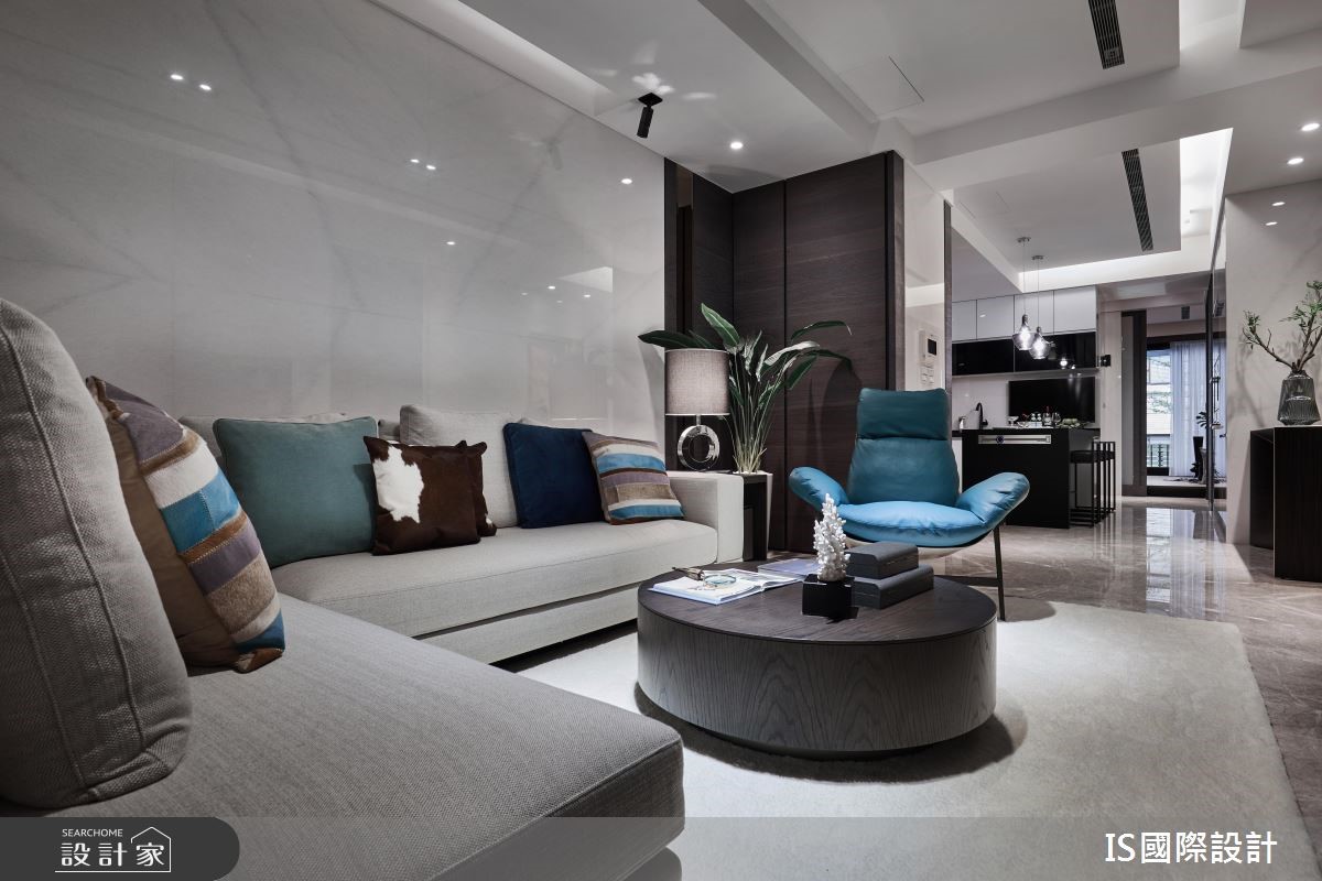 33坪新成屋(5年以下)＿現代風客廳案例圖片＿IS國際設計＿IS_123之3