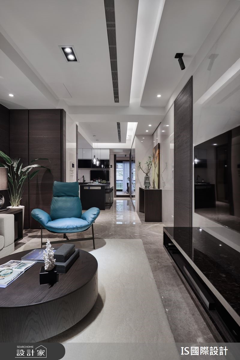 33坪新成屋(5年以下)＿現代風客廳案例圖片＿IS國際設計＿IS_123之6