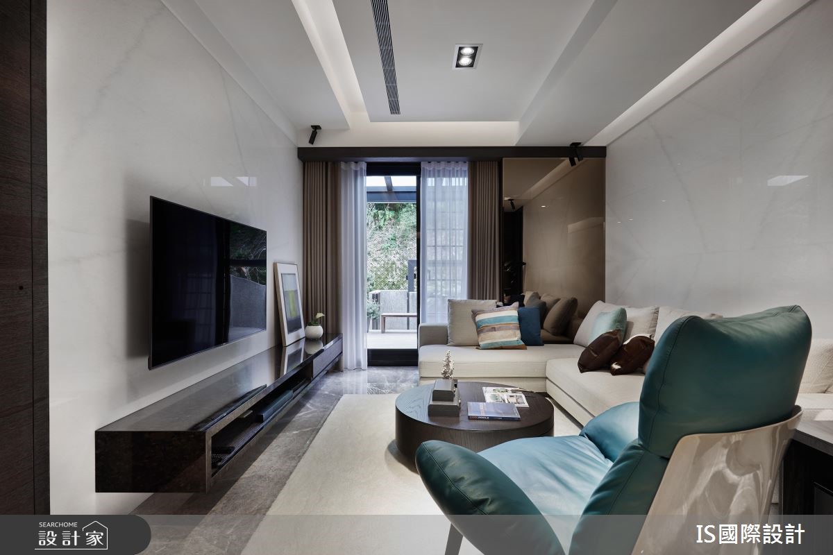 33坪新成屋(5年以下)＿現代風客廳案例圖片＿IS國際設計＿IS_123之2