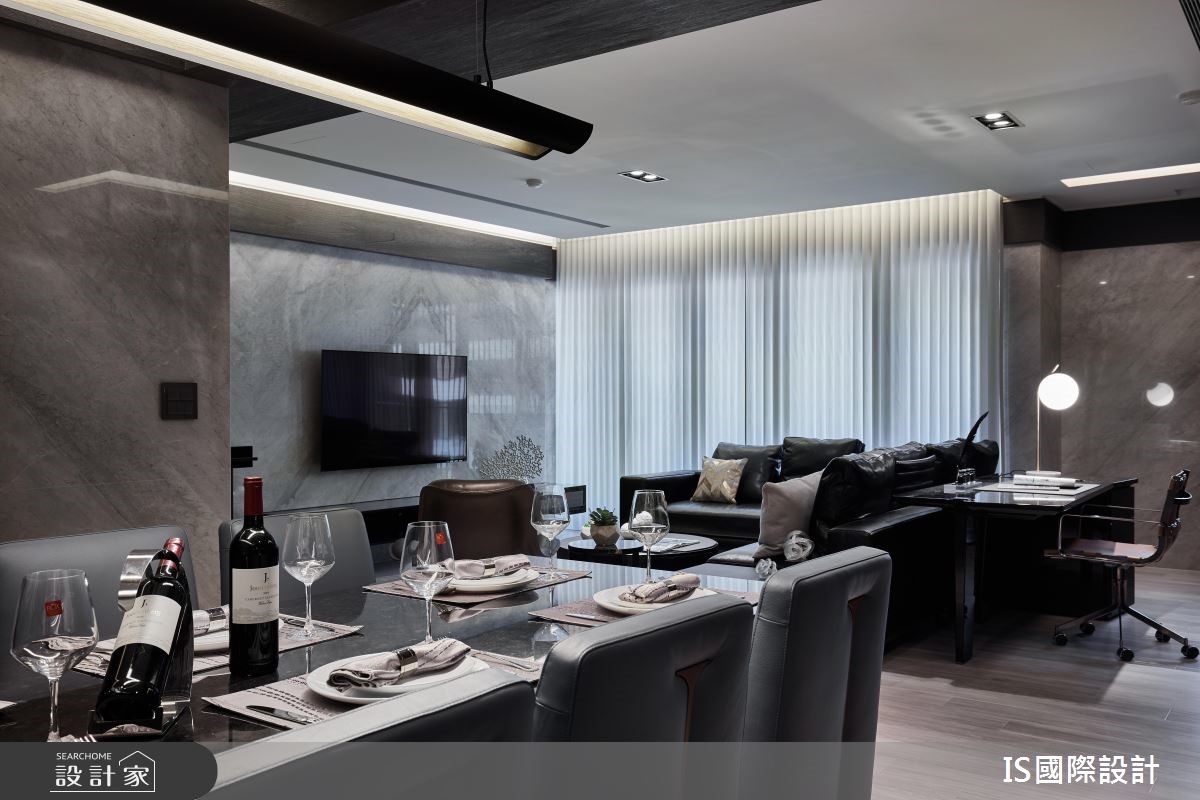 39坪新成屋(5年以下)＿現代風餐廳案例圖片＿IS國際設計＿IS_124之12