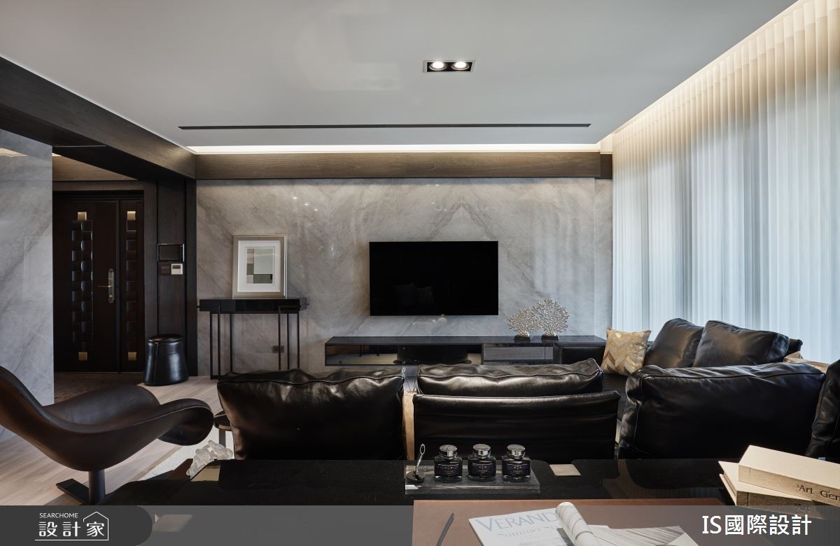 39坪新成屋(5年以下)＿現代風客廳案例圖片＿IS國際設計＿IS_124之4