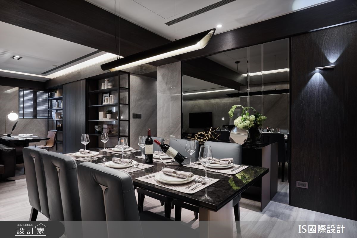 39坪新成屋(5年以下)＿現代風餐廳案例圖片＿IS國際設計＿IS_124之10