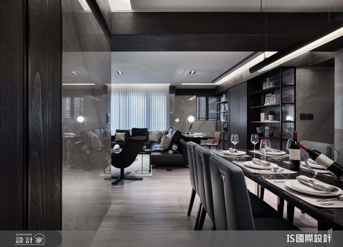 39坪新成屋(5年以下)＿現代風餐廳案例圖片＿IS國際設計＿IS_124之11