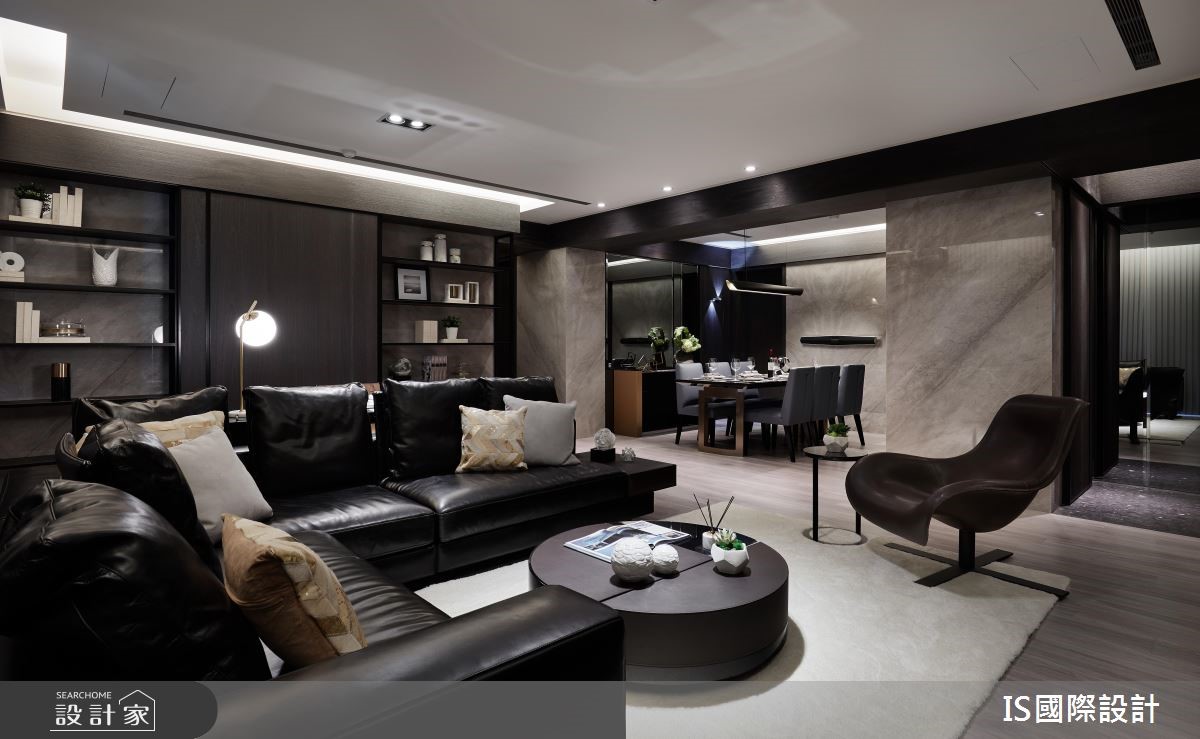 39坪新成屋(5年以下)＿現代風客廳案例圖片＿IS國際設計＿IS_124之7