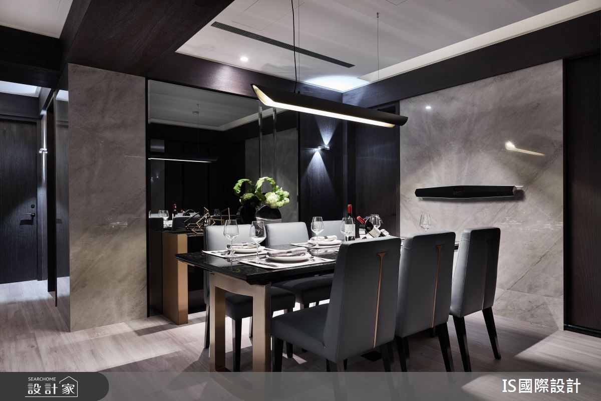 39坪新成屋(5年以下)＿現代風餐廳案例圖片＿IS國際設計＿IS_124之16