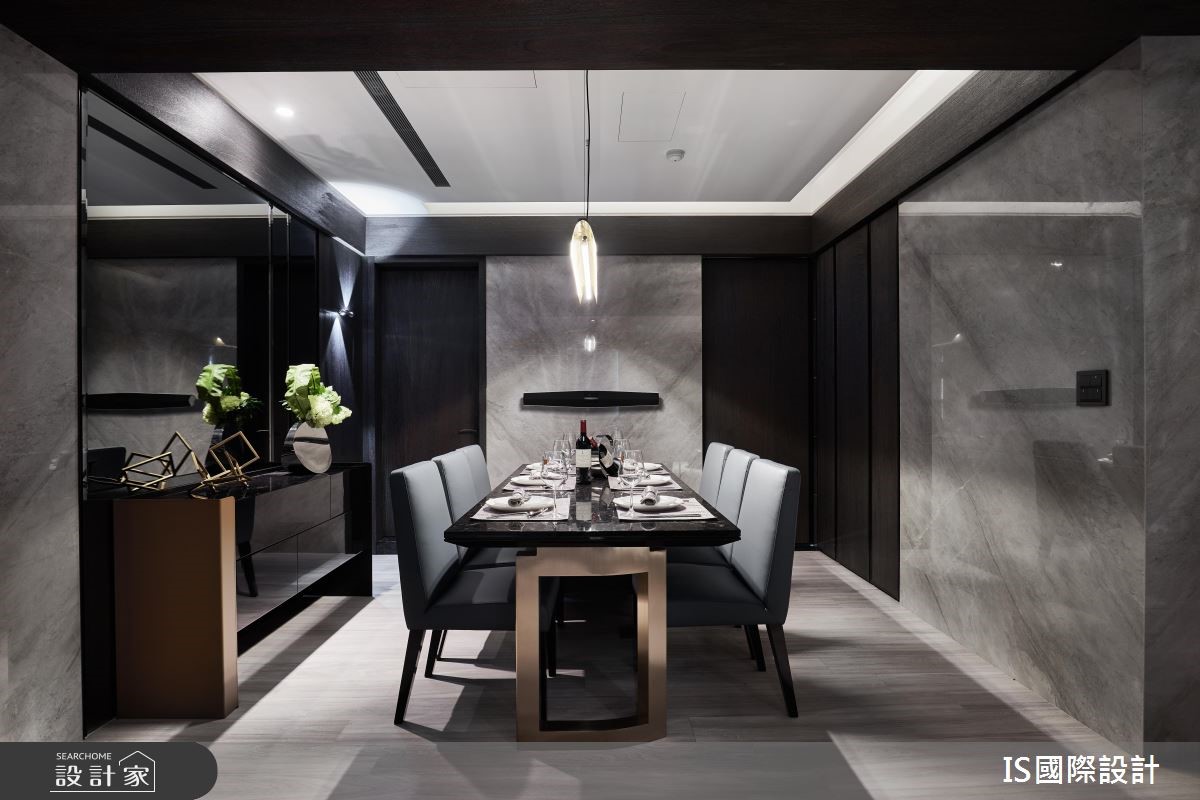 39坪新成屋(5年以下)＿現代風餐廳案例圖片＿IS國際設計＿IS_124之15