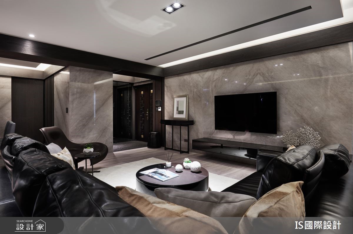 39坪新成屋(5年以下)＿現代風客廳案例圖片＿IS國際設計＿IS_124之5