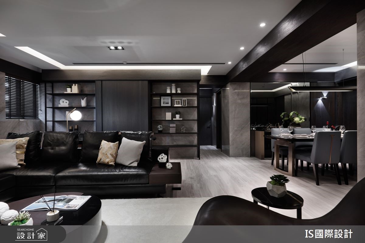 39坪新成屋(5年以下)＿現代風客廳案例圖片＿IS國際設計＿IS_124之8