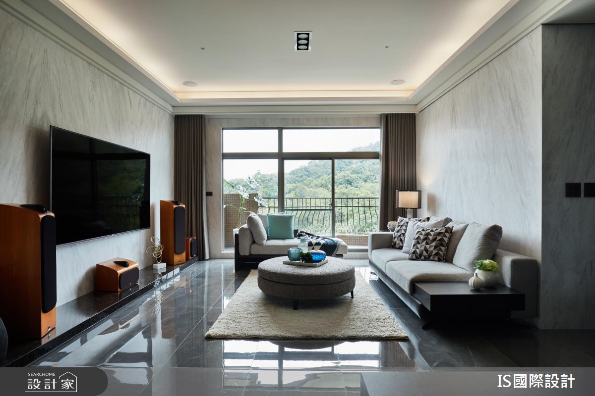 老屋(16~30年)＿現代風客廳案例圖片＿IS國際設計＿IS_125之6