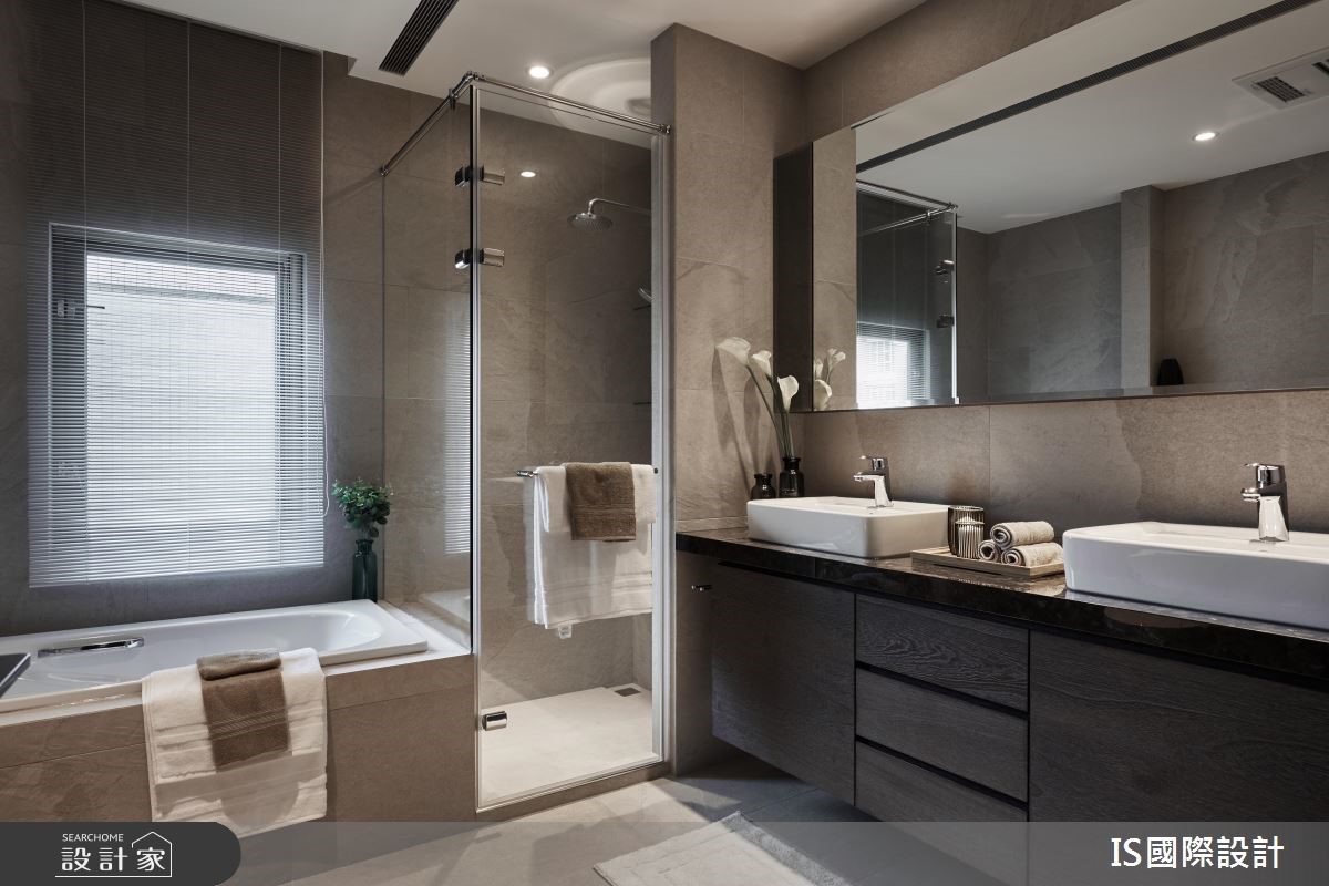 老屋(16~30年)＿現代風浴室案例圖片＿IS國際設計＿IS_125之24