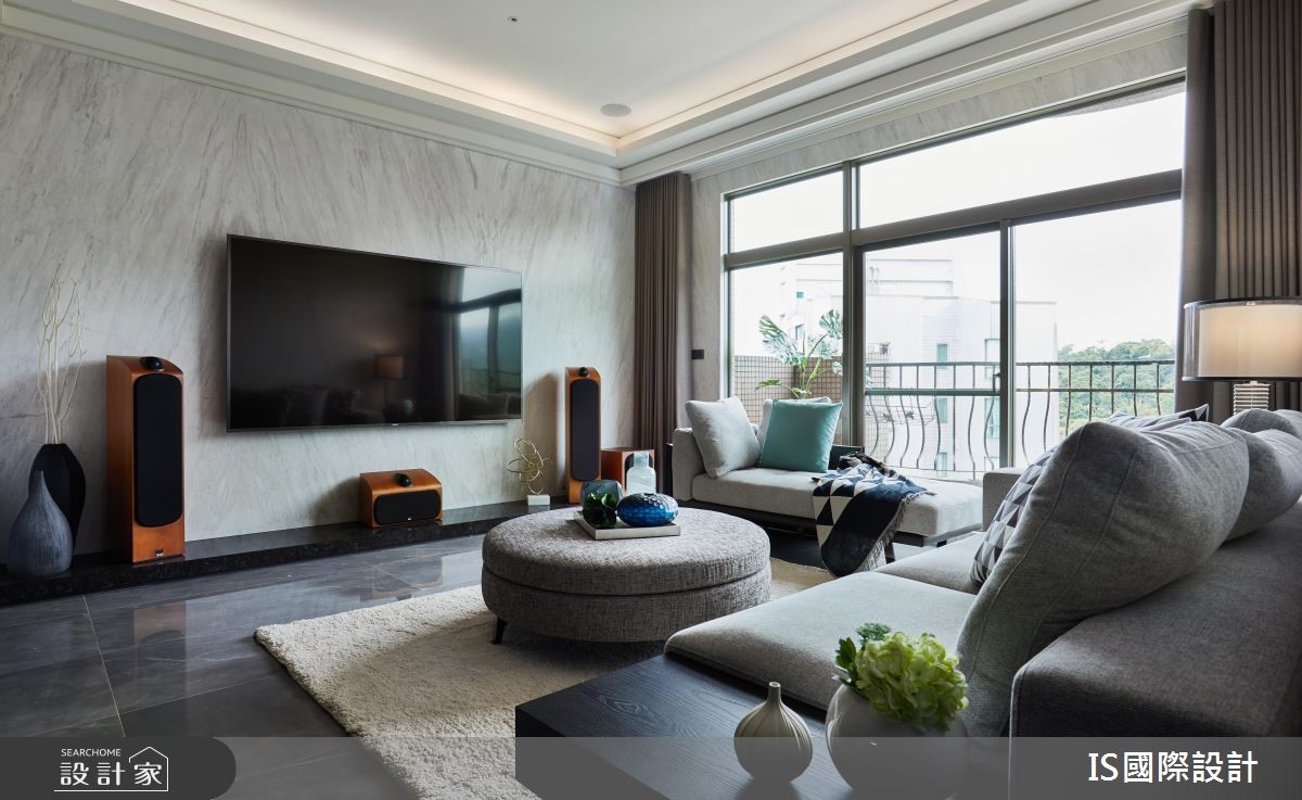 老屋(16~30年)＿現代風客廳案例圖片＿IS國際設計＿IS_125之5