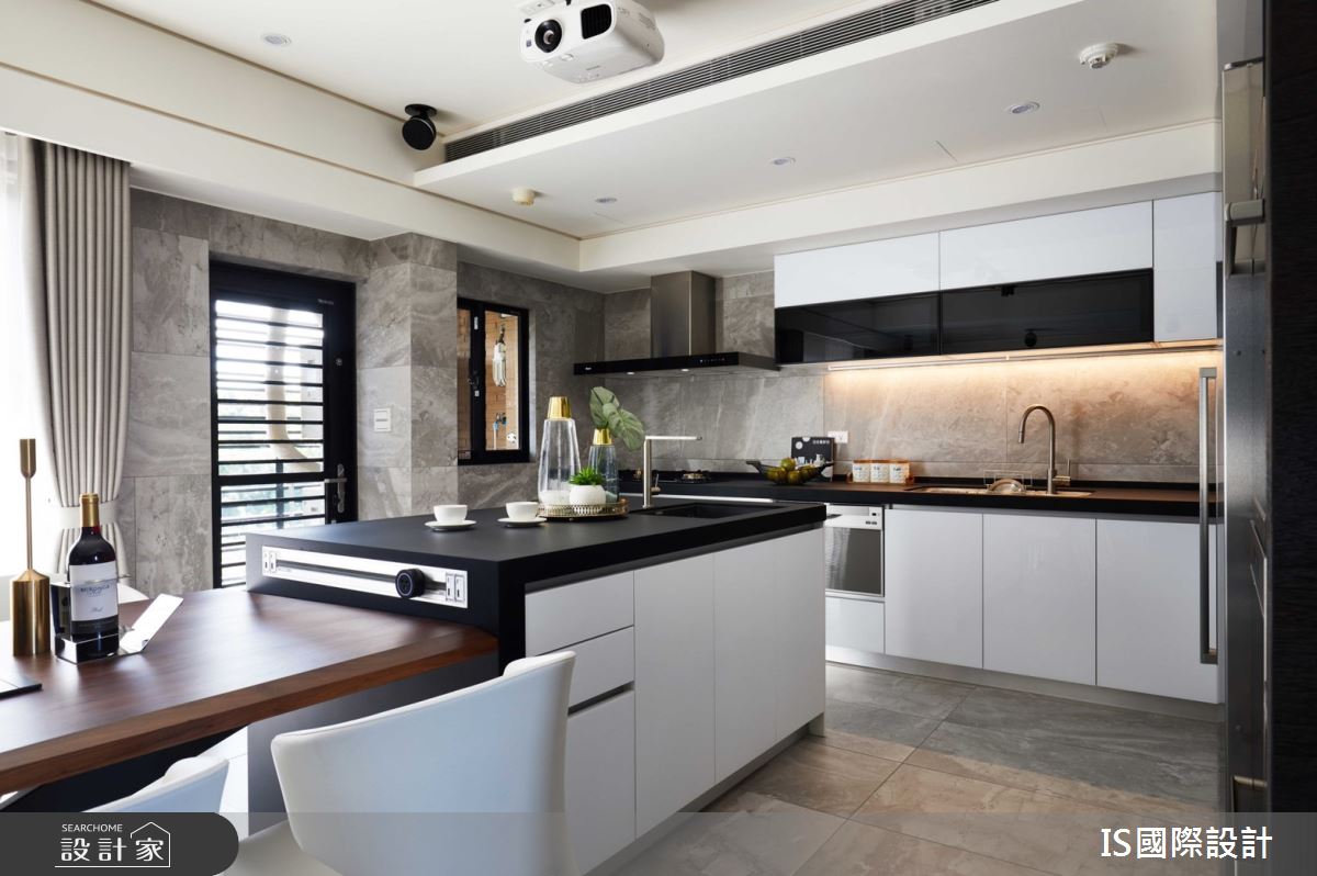 51坪中古屋(5~15年)＿現代風餐廳廚房吧檯案例圖片＿IS國際設計＿IS_128之11