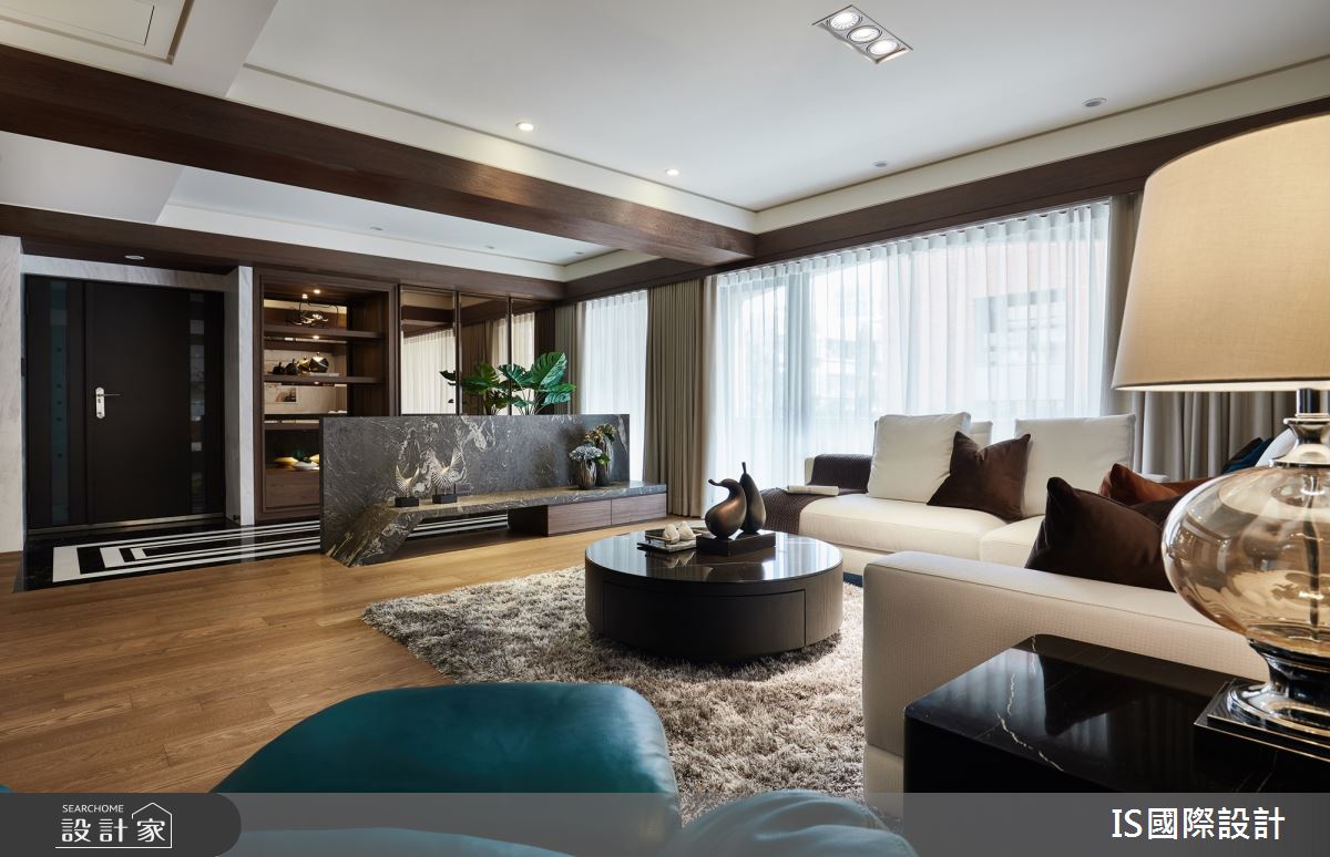 45坪老屋(31~40年)＿現代風玄關客廳案例圖片＿IS國際設計＿IS_129之4