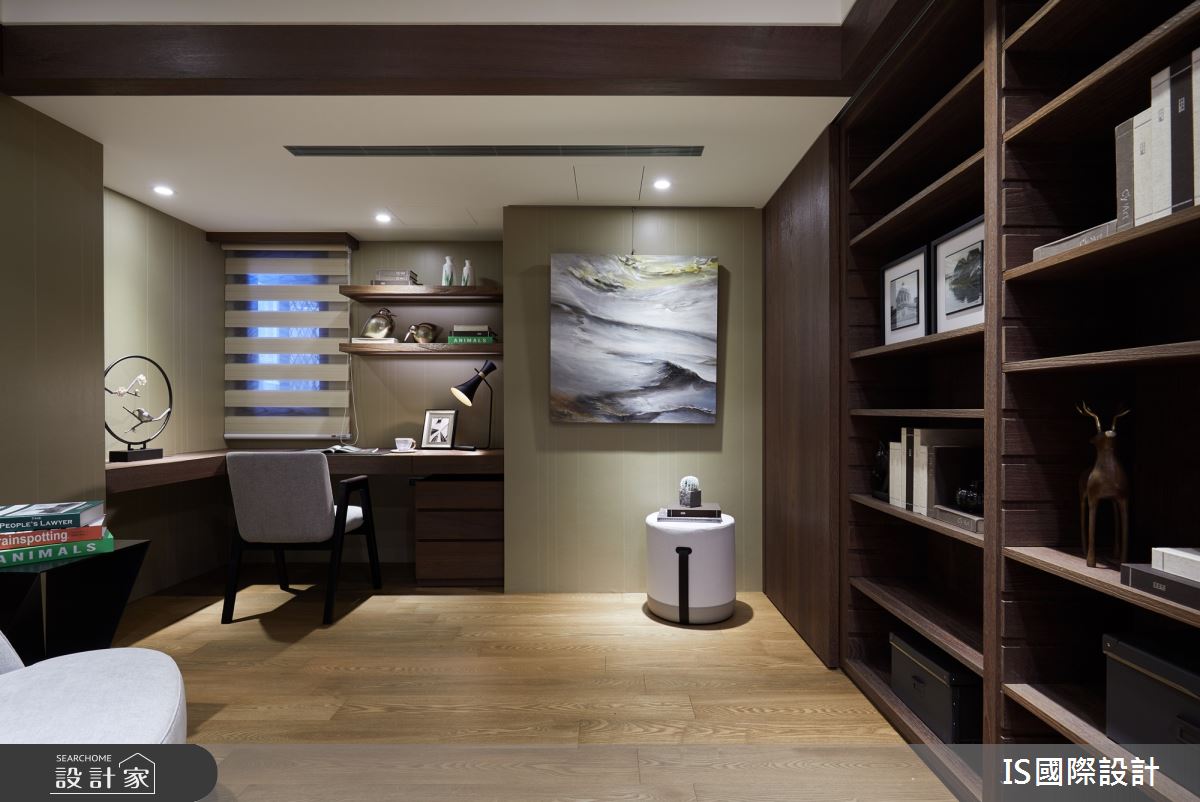 45坪老屋(31~40年)＿現代風書房案例圖片＿IS國際設計＿IS_129之11