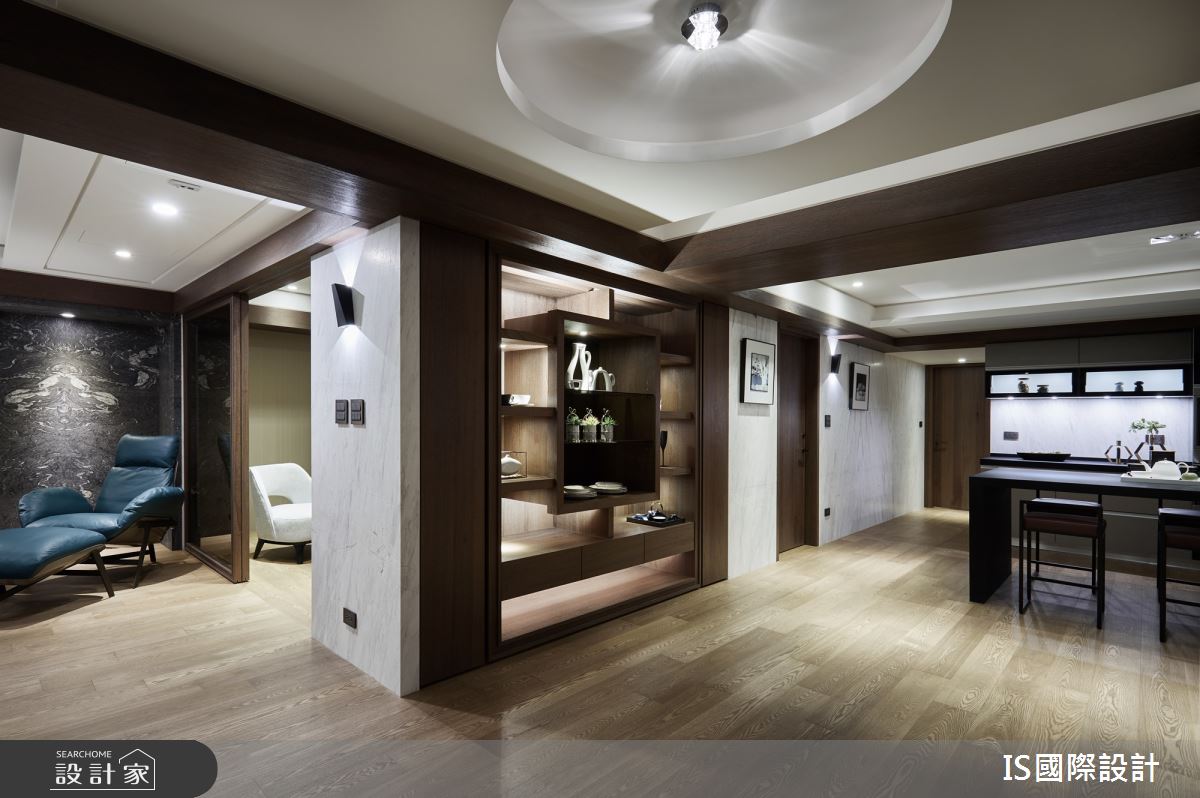 45坪老屋(31~40年)＿現代風走廊案例圖片＿IS國際設計＿IS_129之12