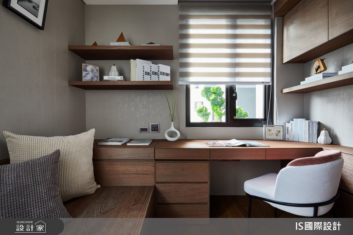 老屋(31~40年)＿現代風書房臥榻案例圖片＿IS國際設計＿IS_132之17