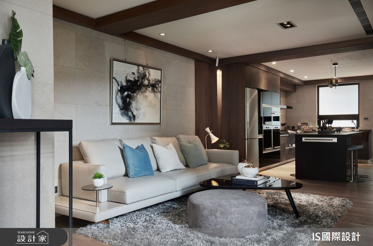 老屋(31~40年)＿現代風客廳案例圖片＿IS國際設計＿IS_132之6