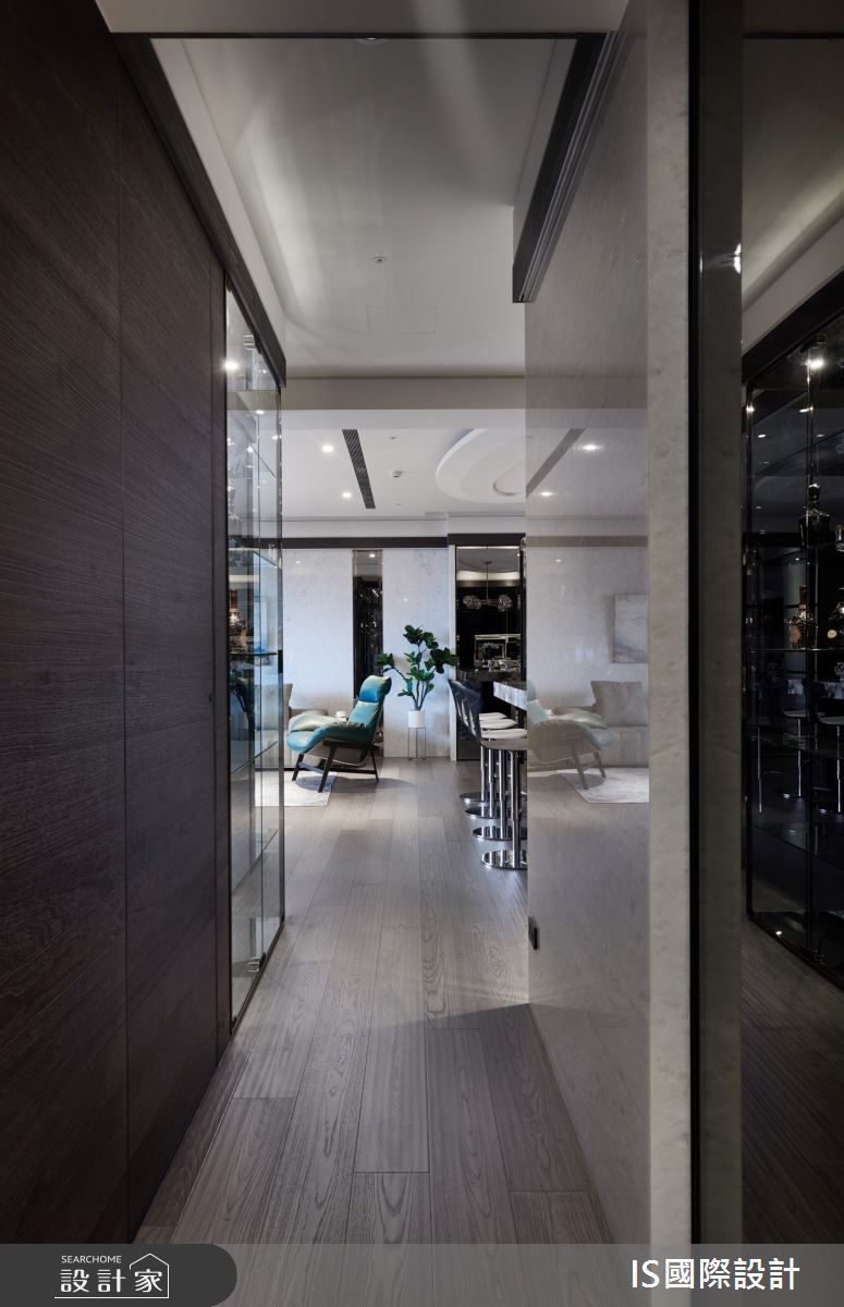 41坪新成屋(5年以下)＿現代風走廊案例圖片＿IS國際設計＿IS_133之15