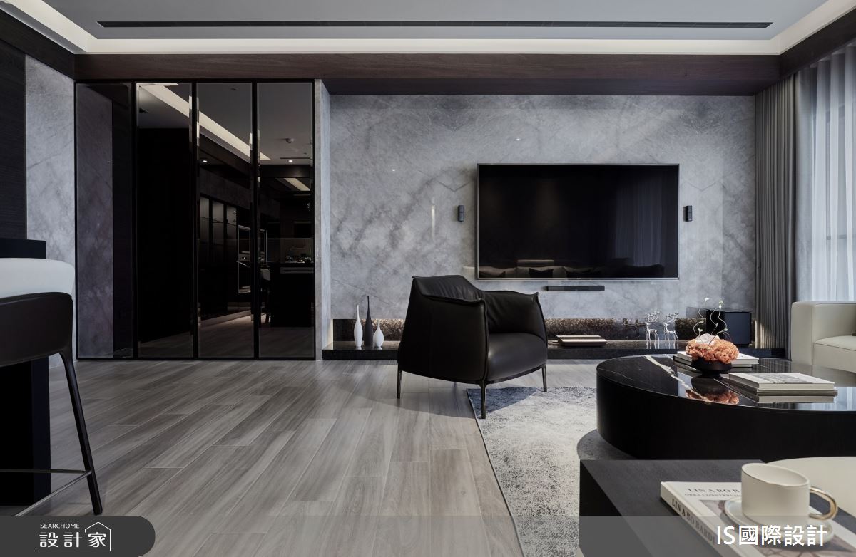 39坪新成屋(5年以下)＿現代風客廳案例圖片＿IS國際設計＿IS_134之3