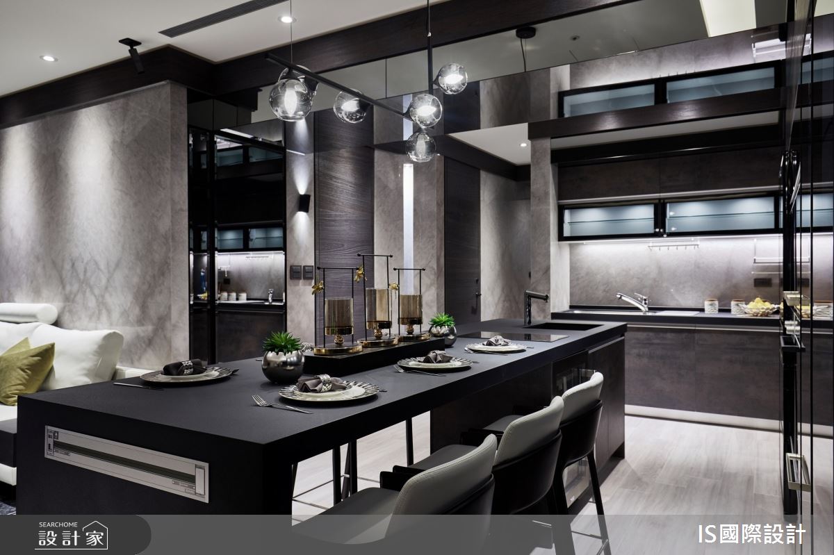 39坪新成屋(5年以下)＿現代風中島案例圖片＿IS國際設計＿IS_134之12