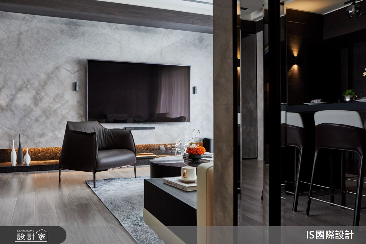 39坪新成屋(5年以下)＿現代風客廳案例圖片＿IS國際設計＿IS_134之14