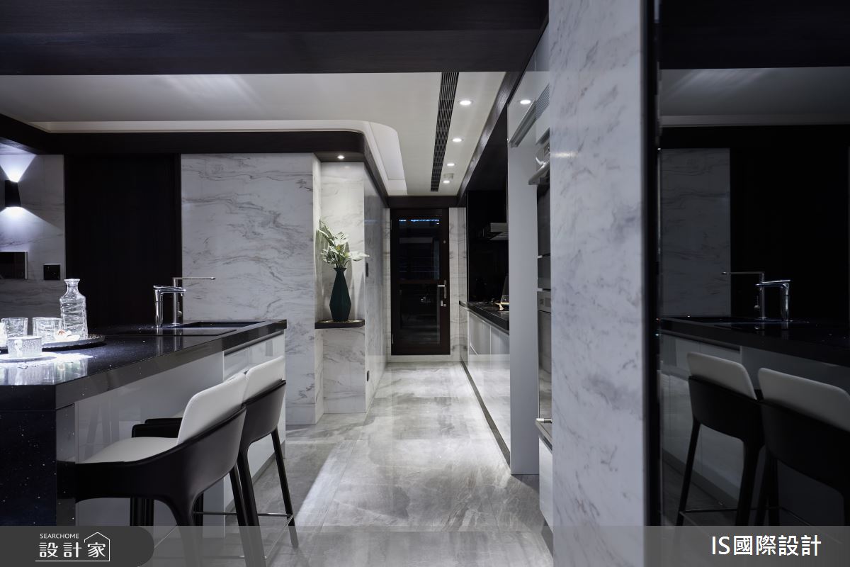 32坪老屋(31~40年)＿現代風餐廳中島案例圖片＿IS國際設計＿IS_135之10