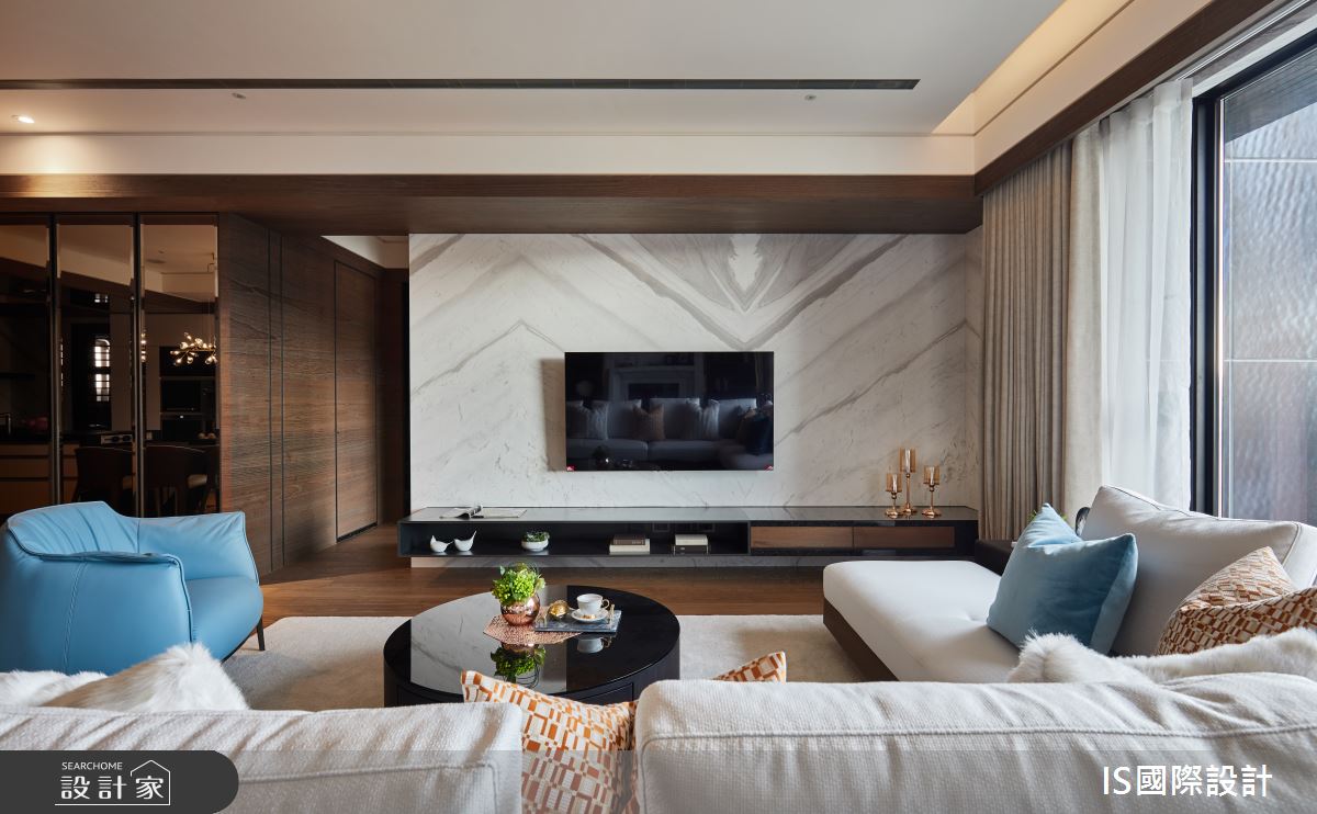 38坪新成屋(5年以下)＿現代風客廳案例圖片＿IS國際設計＿IS_137之18