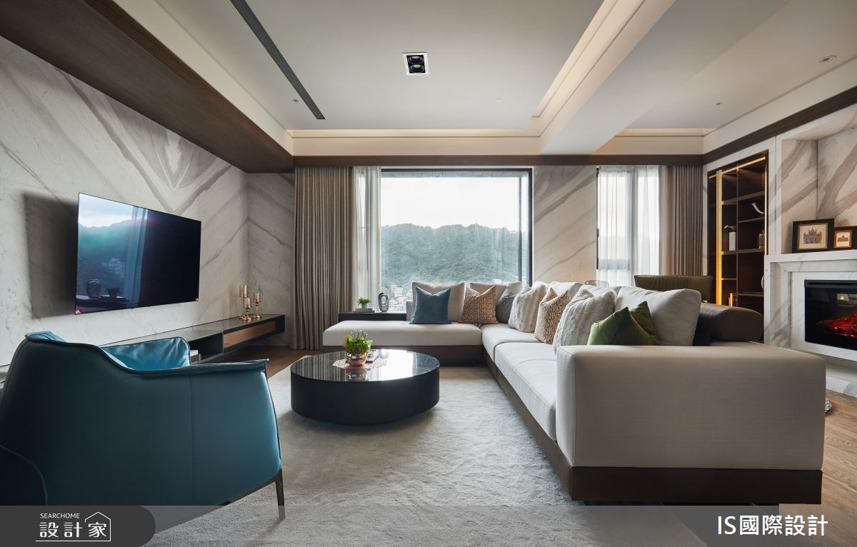 38坪新成屋(5年以下)＿現代風客廳案例圖片＿IS國際設計＿IS_137之11