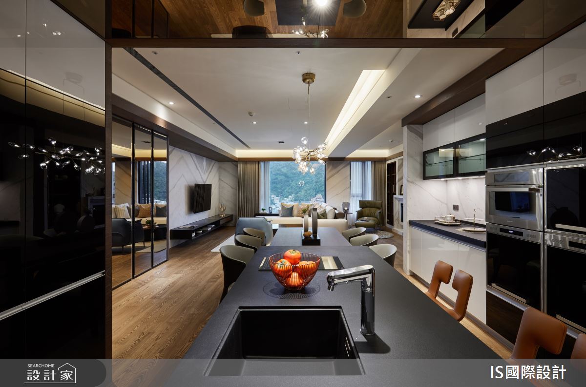 38坪新成屋(5年以下)＿現代風餐廳中島案例圖片＿IS國際設計＿IS_137之10