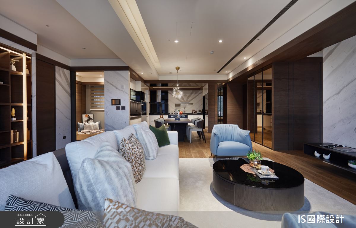 38坪新成屋(5年以下)＿現代風客廳案例圖片＿IS國際設計＿IS_137之19
