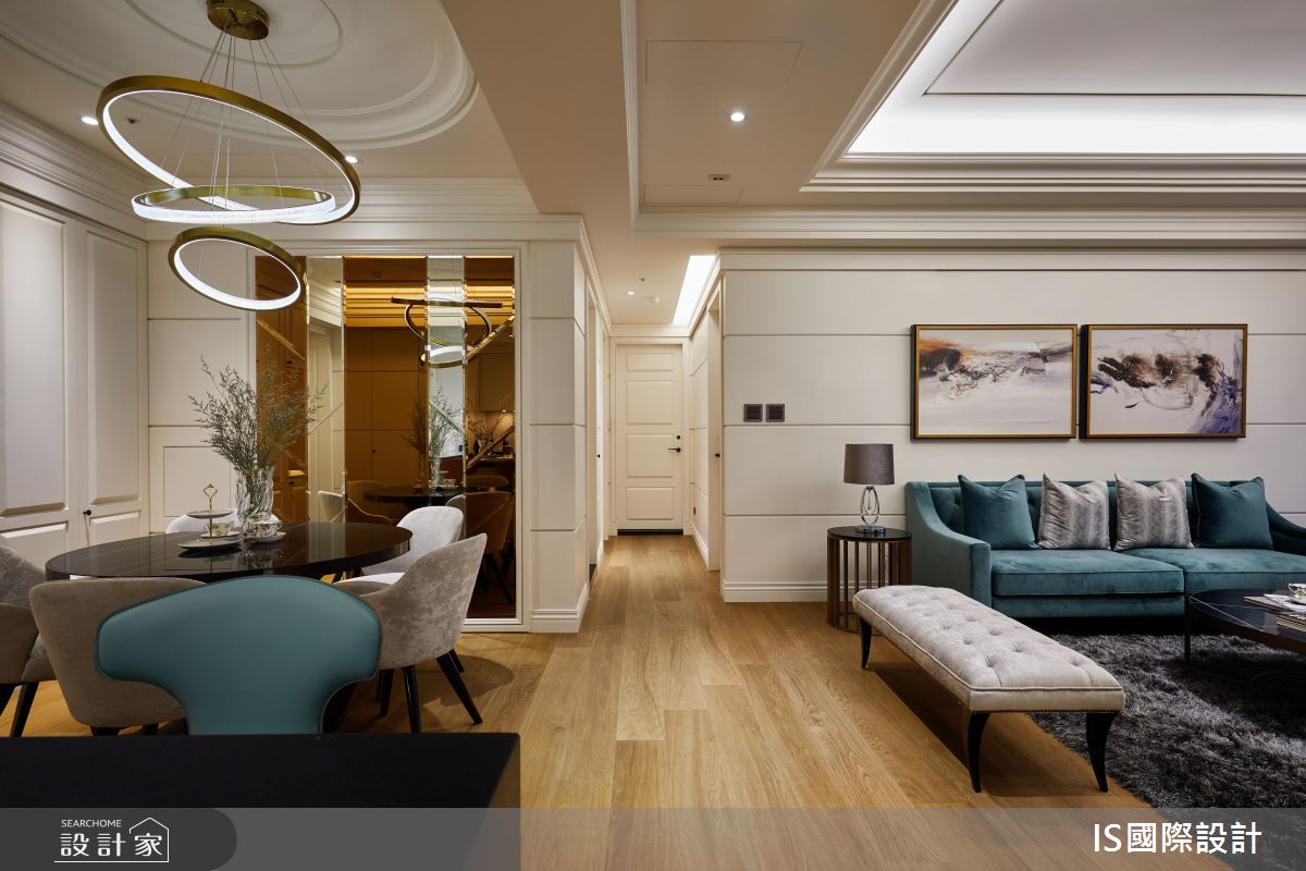 32坪新成屋(5年以下)＿美式風客廳案例圖片＿IS國際設計＿IS_138之13