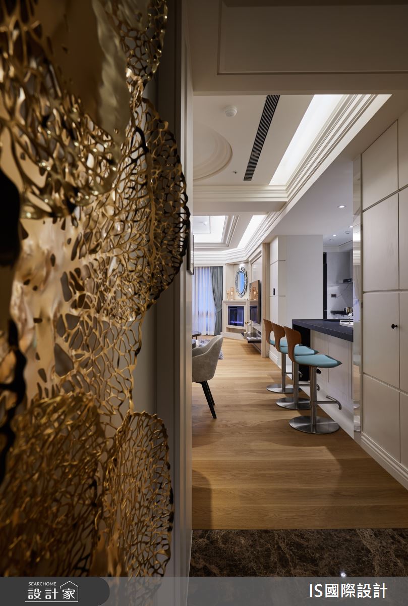 32坪新成屋(5年以下)＿美式風玄關案例圖片＿IS國際設計＿IS_138之3