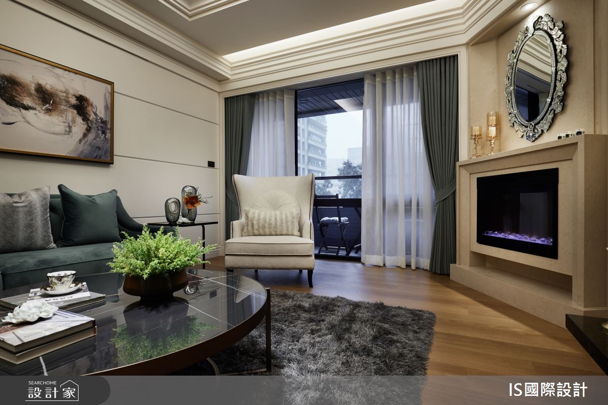 32坪新成屋(5年以下)＿美式風客廳案例圖片＿IS國際設計＿IS_138之18