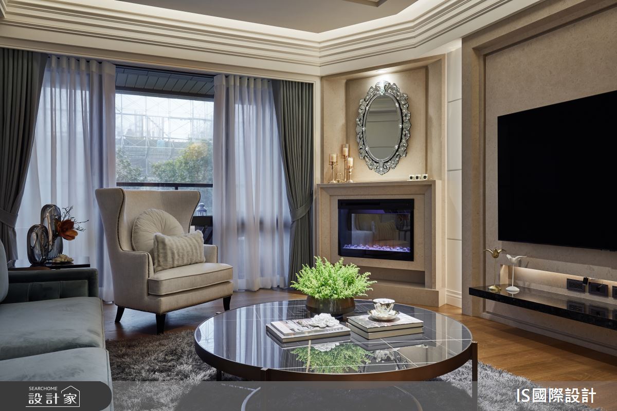 32坪新成屋(5年以下)＿美式風客廳案例圖片＿IS國際設計＿IS_138之20