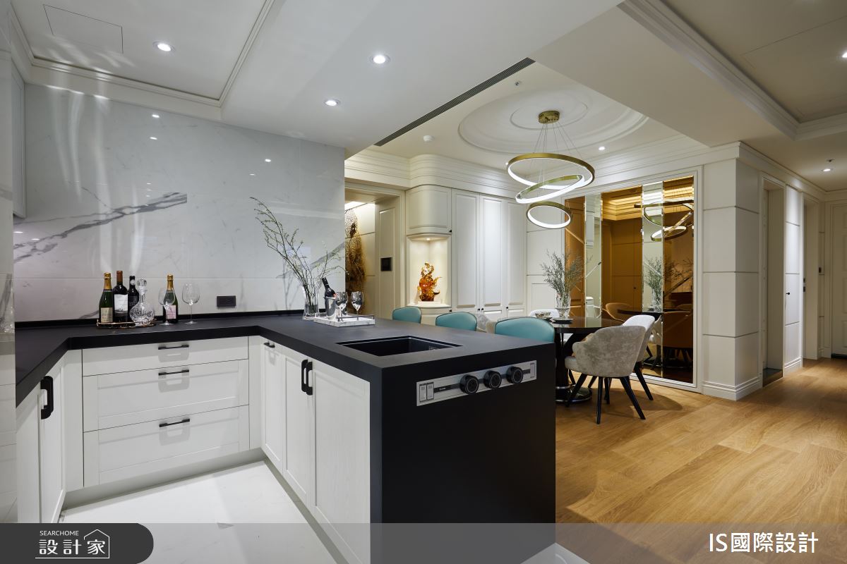 32坪新成屋(5年以下)＿美式風廚房案例圖片＿IS國際設計＿IS_138之11